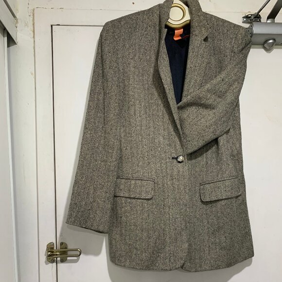 VINTAGE LAUREN RALPH LAUREN SILK PATTERN BLAZERS SIZE 12 - Picture 7 of 13